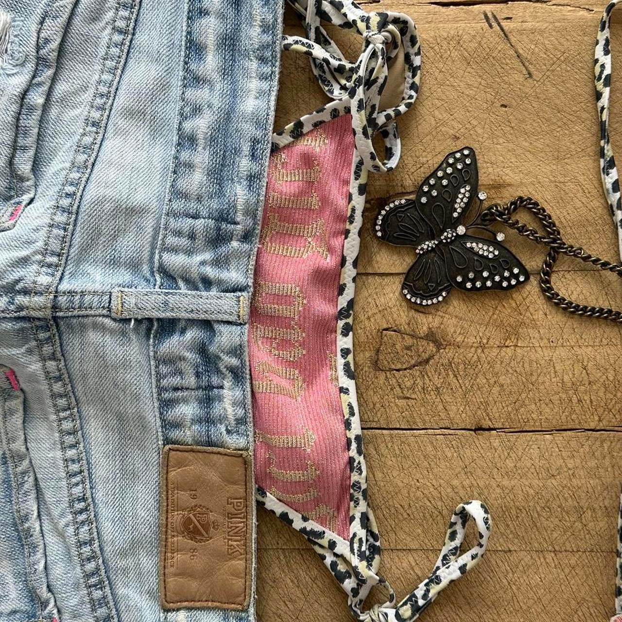 Vintage 90’s Victoria’s Secret pink script bikini