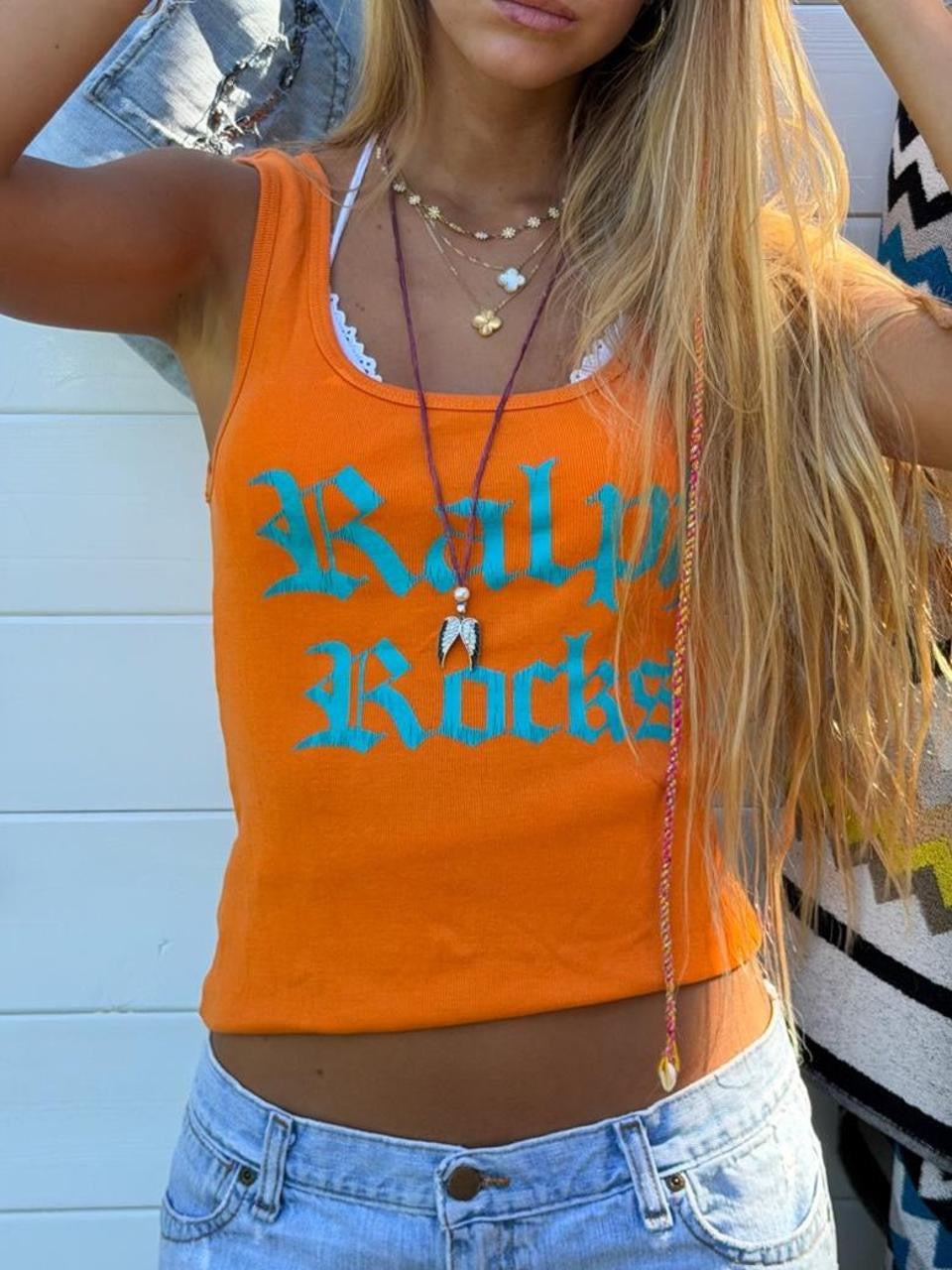 Vintage 00’s Ralph Lauren ‘Ralph Rocks’ graphic top