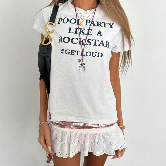 Vintage 00s Abercrombie and Fitch baby tee