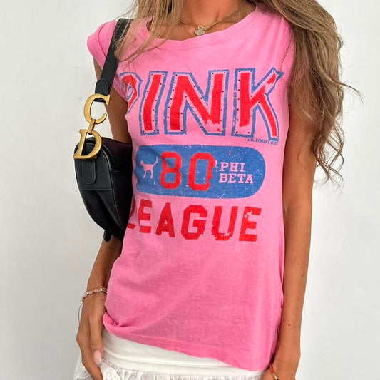 Vintage 2000’s Victoria’s Secret pink league top