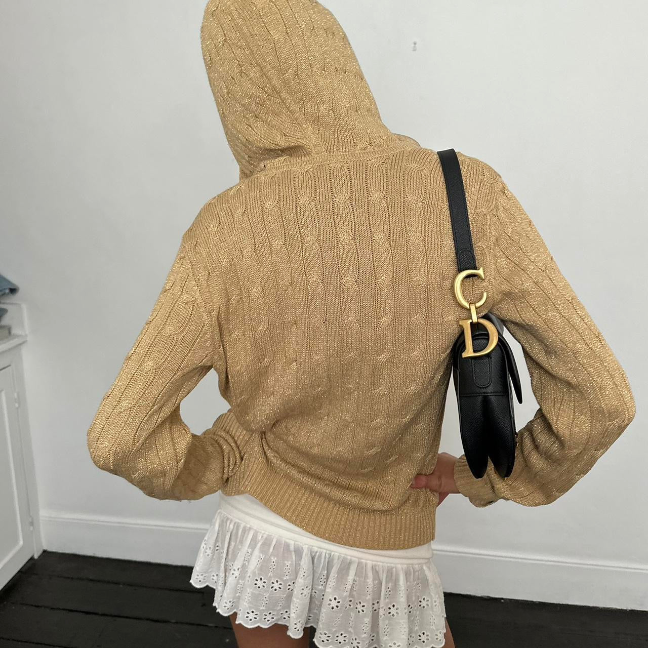 Vintage 90’s knitted zip up hoodie