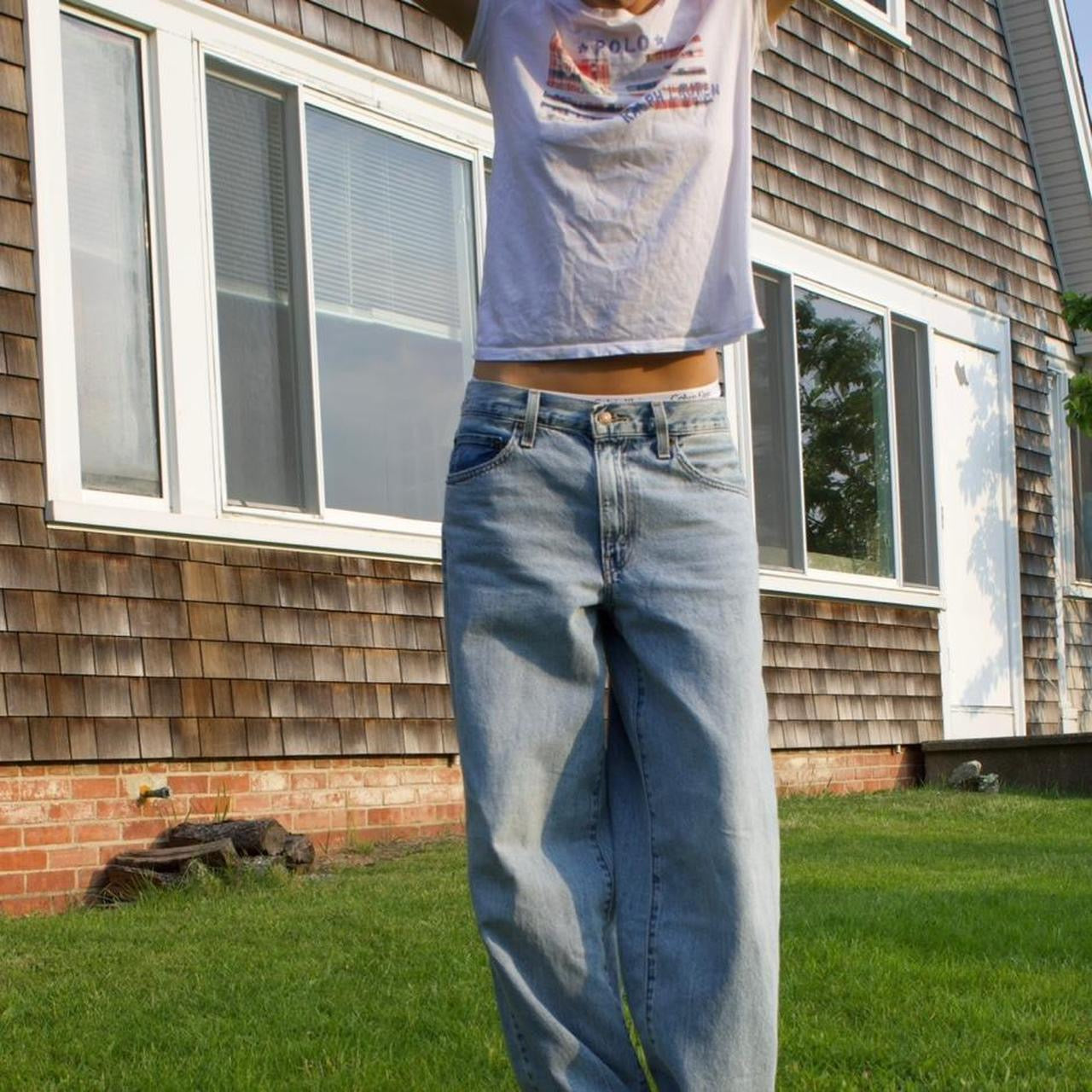 Vintage Ralph Lauren rare flag baby tee