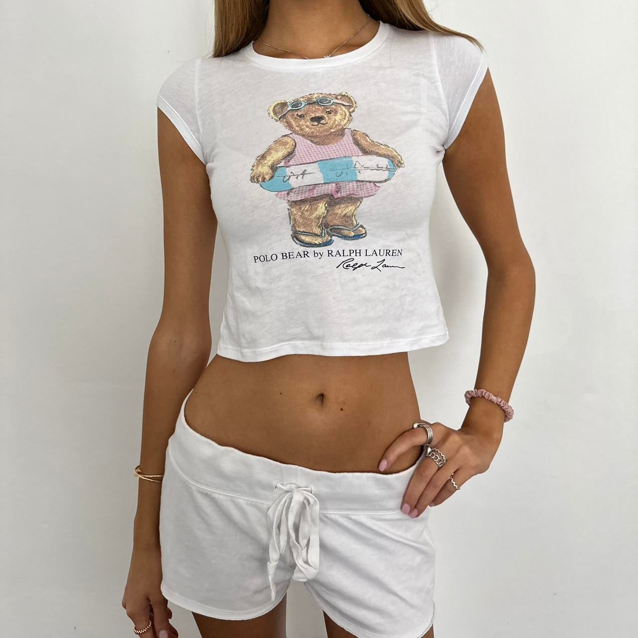 Vintage Ralph Lauren beach bear baby tee