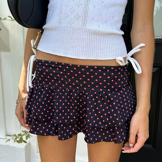 Vintage 90’s polka dot mini skirt