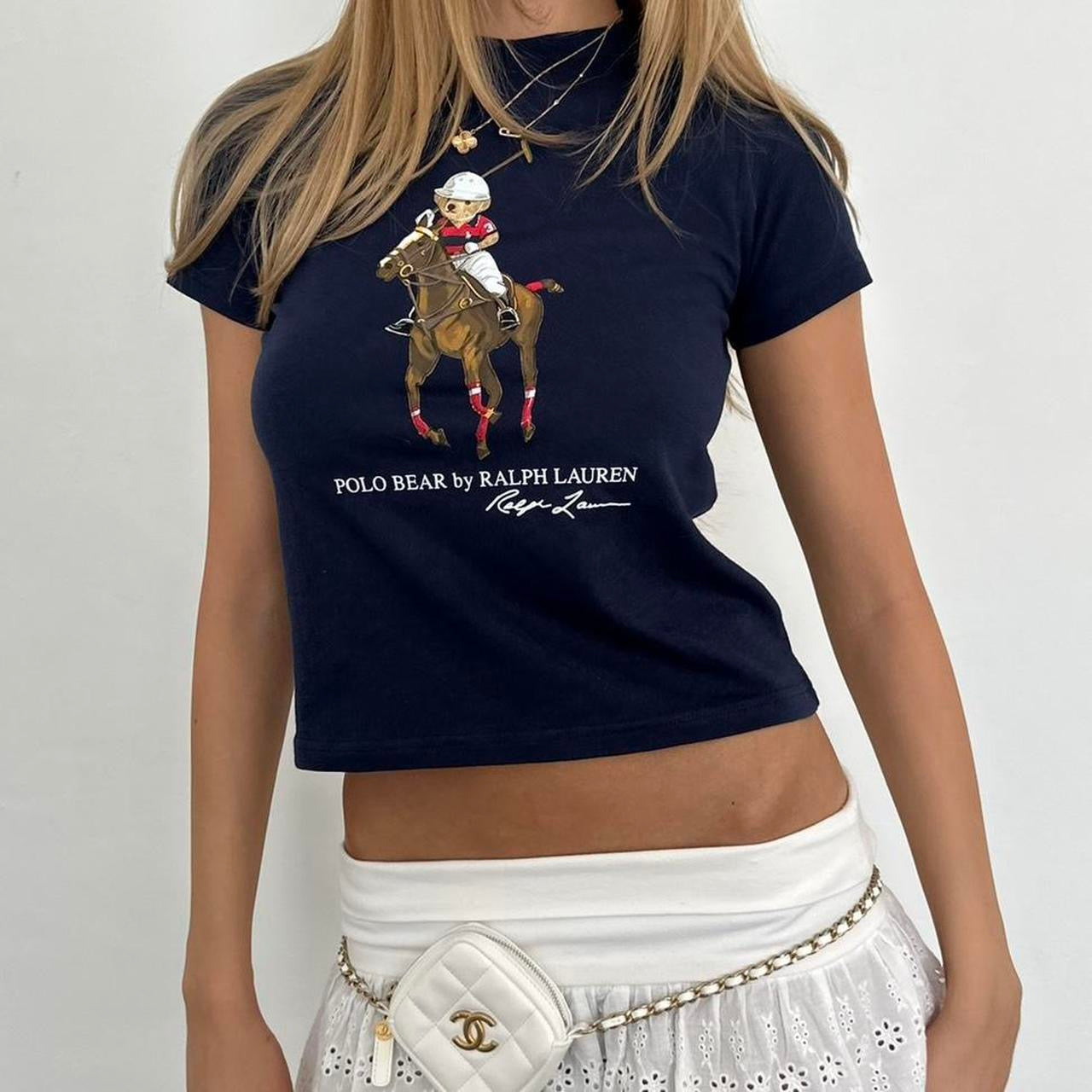 Vintage Ralph Lauren polo horse preppy baby tee