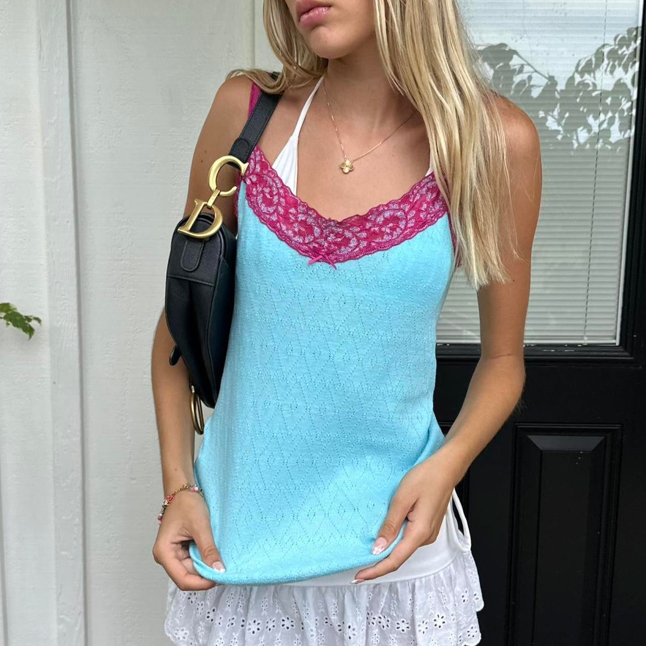 Vintage 90’s blue cami top