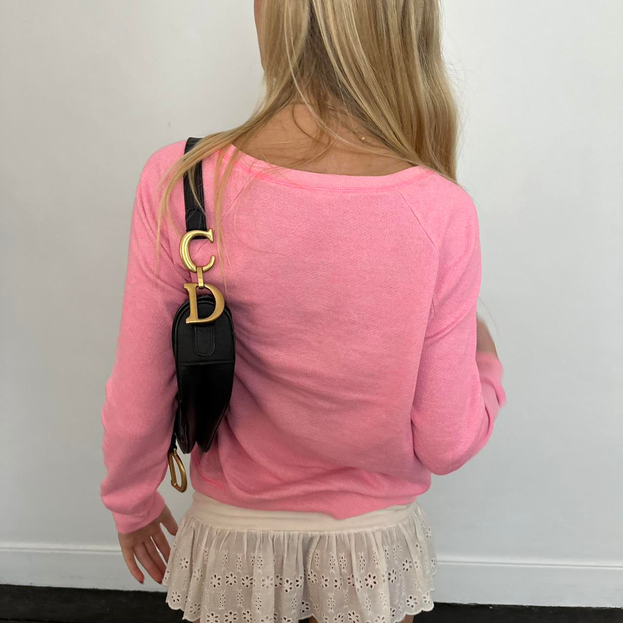 Vintage 2000’s Victoria’s Secret ‘Angels have more fun’ off the shoulder sweatshirt