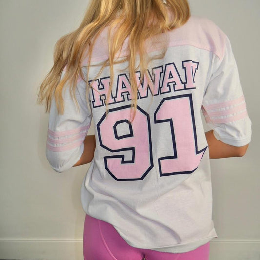 Vintage true 90’s Hawaii pink top