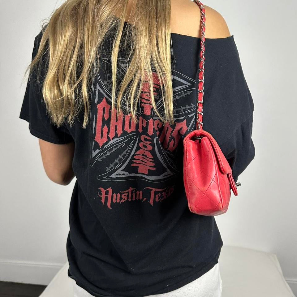 Vintage 90’s West Coast Choppers off the shoulder tee