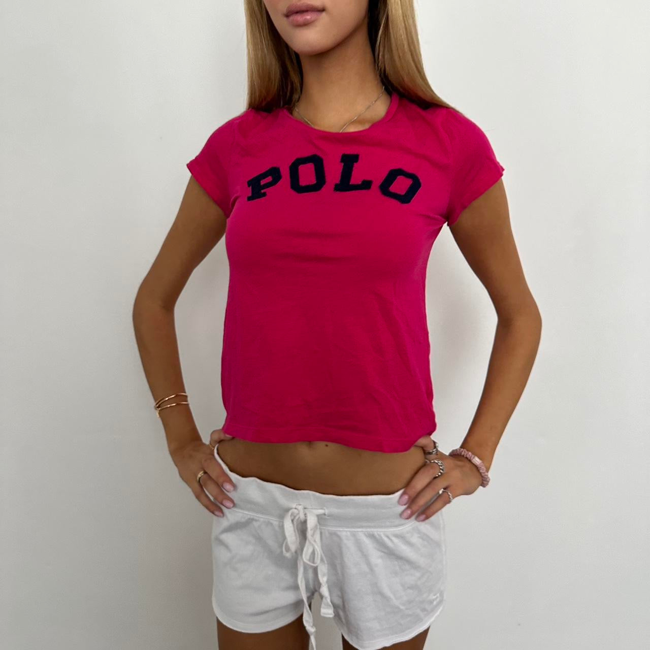 Vintage Polo Ralph Lauren pink baby tee