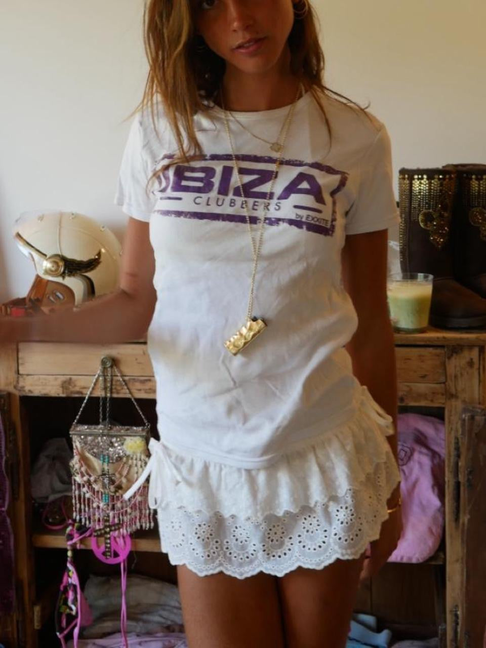 Vintage 00’s Ibiza white t-shirt