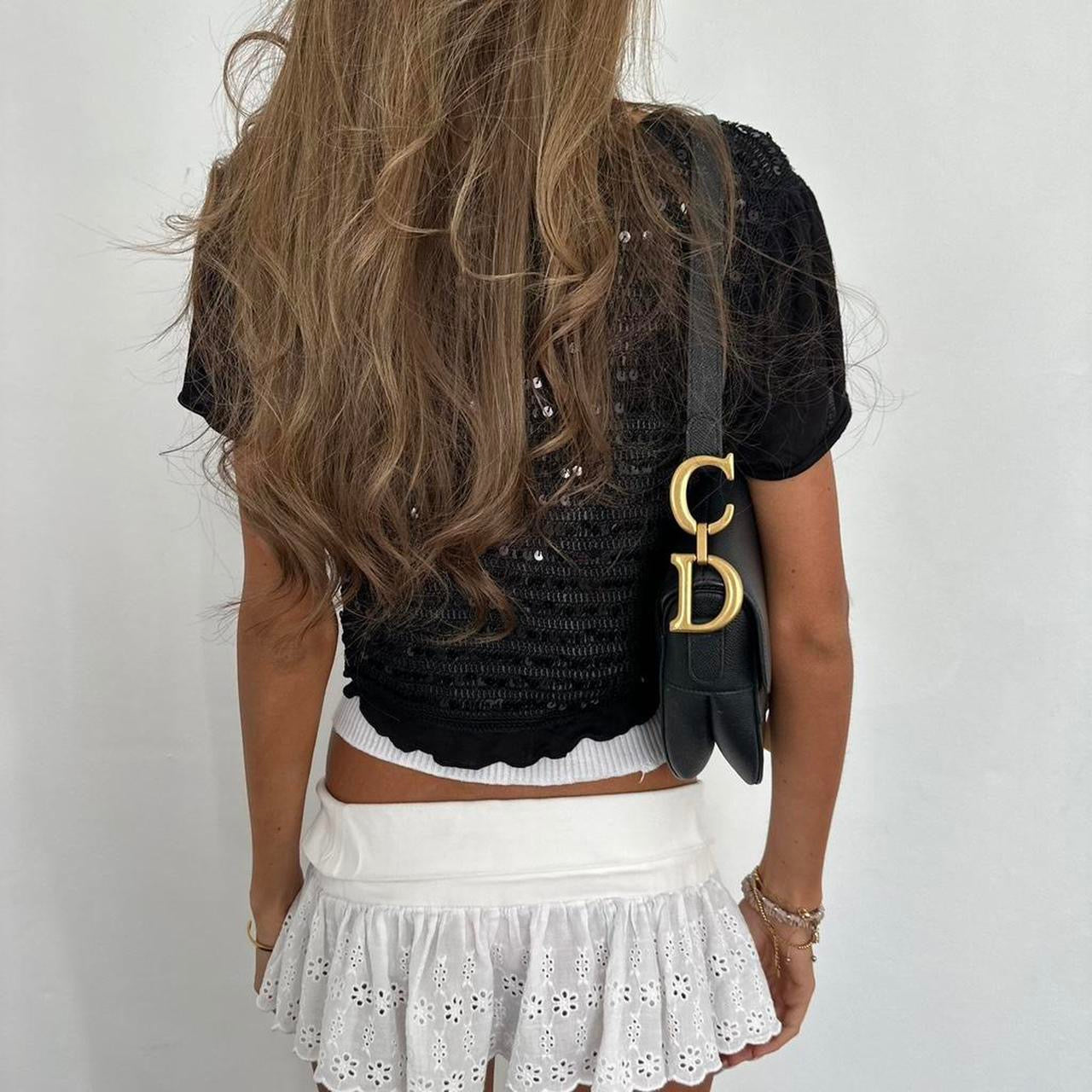 Vintage 2000’s black cardigan top