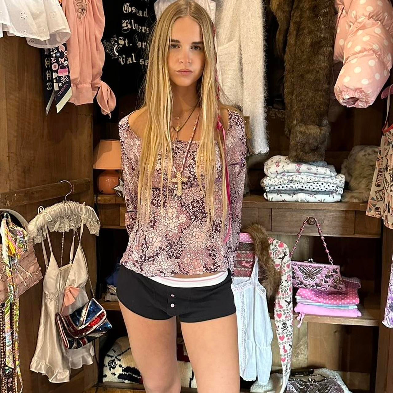 Vintage Miss Sixty 90’s floral long sleeve top