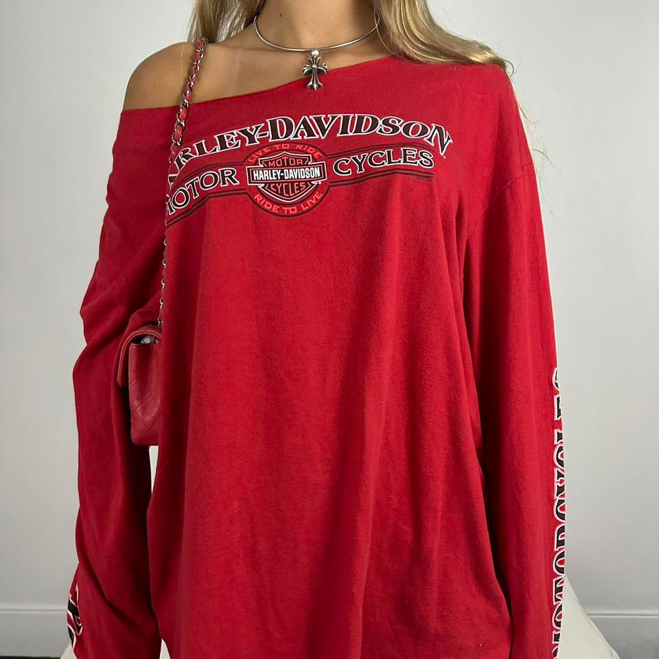 Vintage 90’s Harley Davidson long sleeves graphic tee