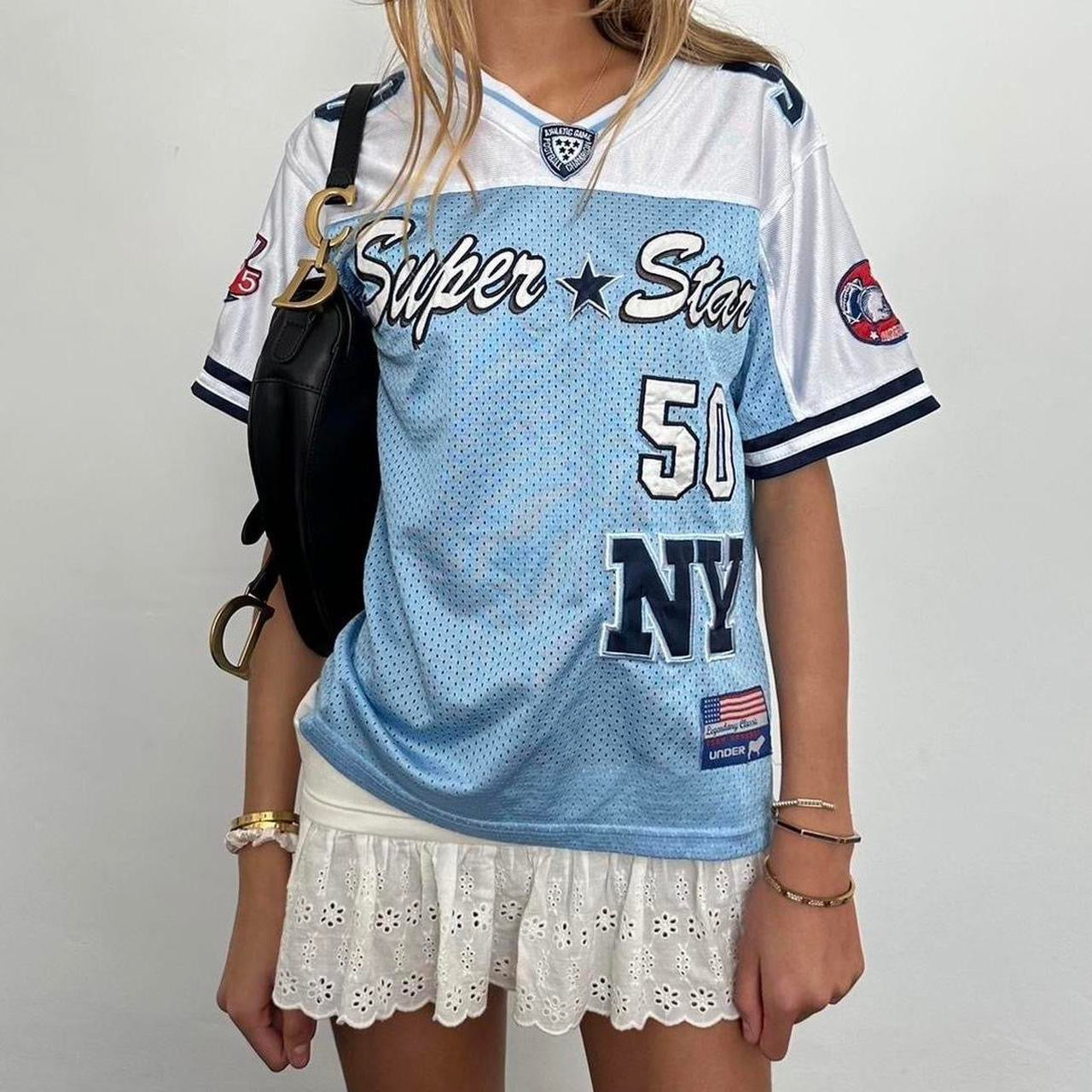 Vintage 90’s rare New York blue jersey