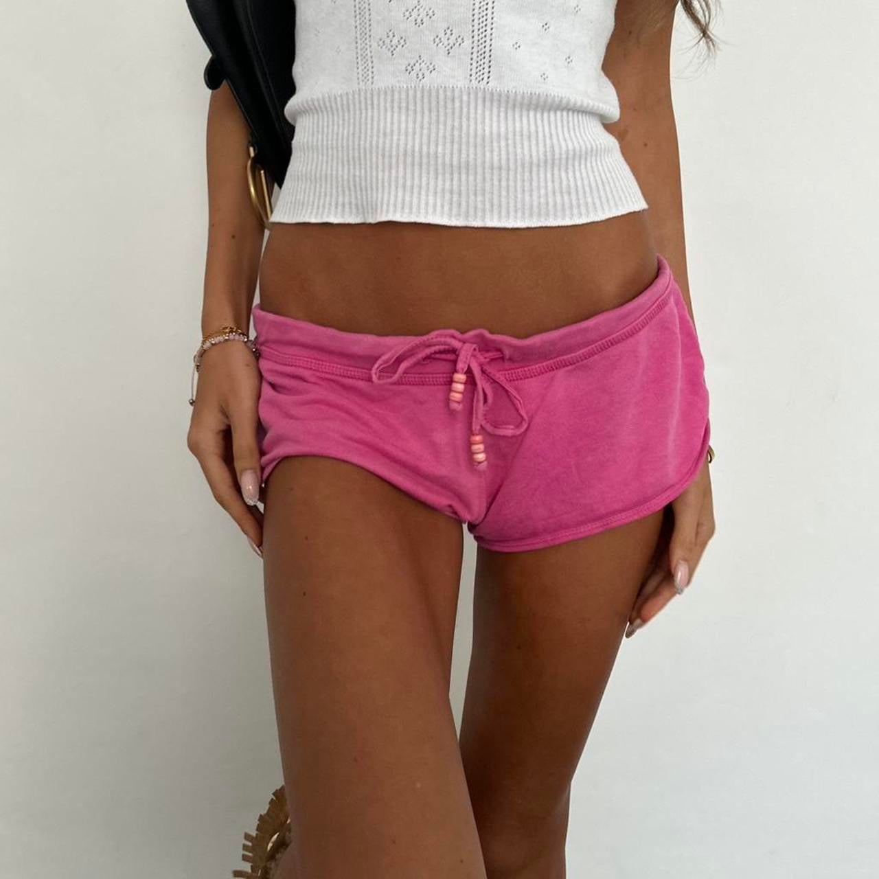 Vintage 00’s pink mini shorts