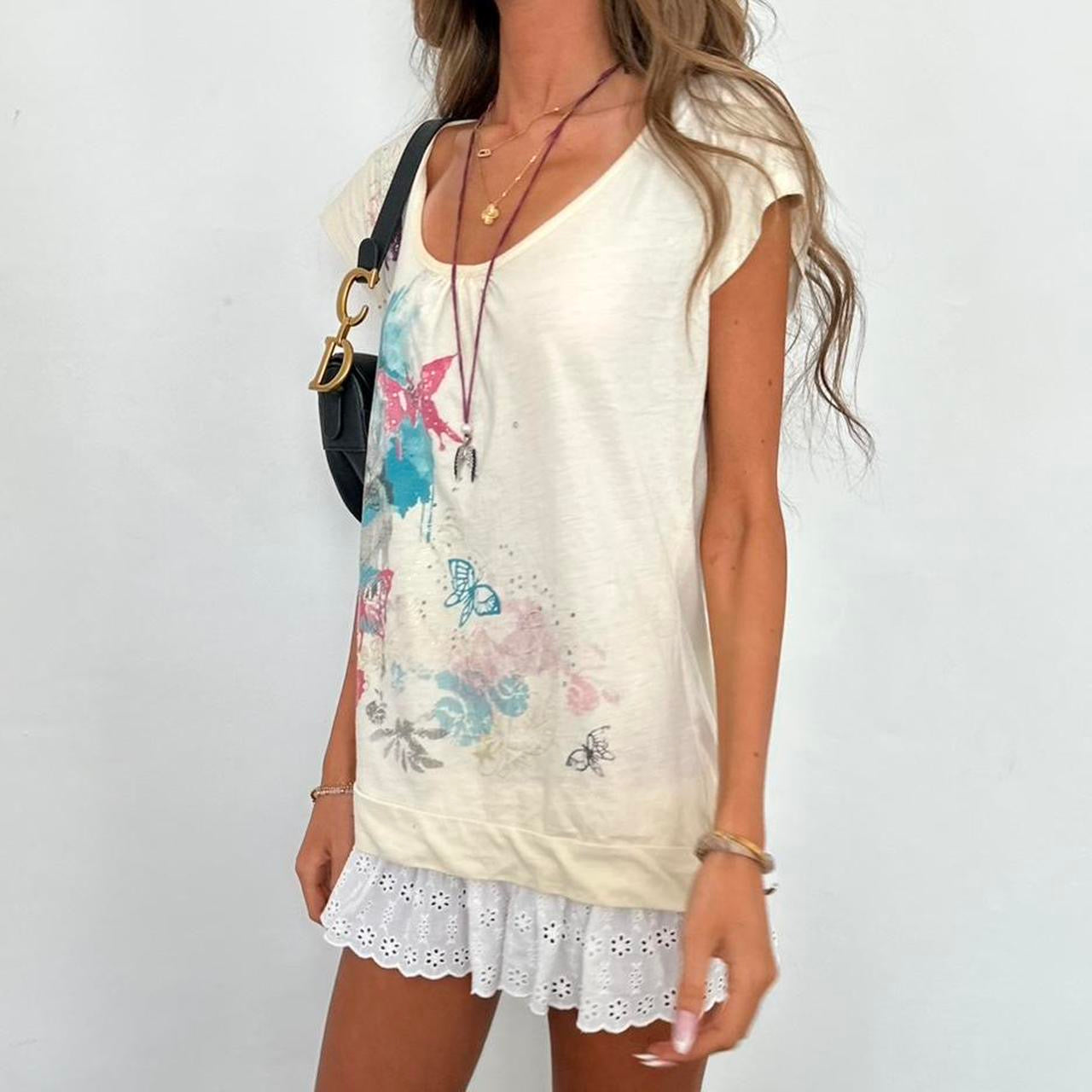 Vintage 2000s butterfly top