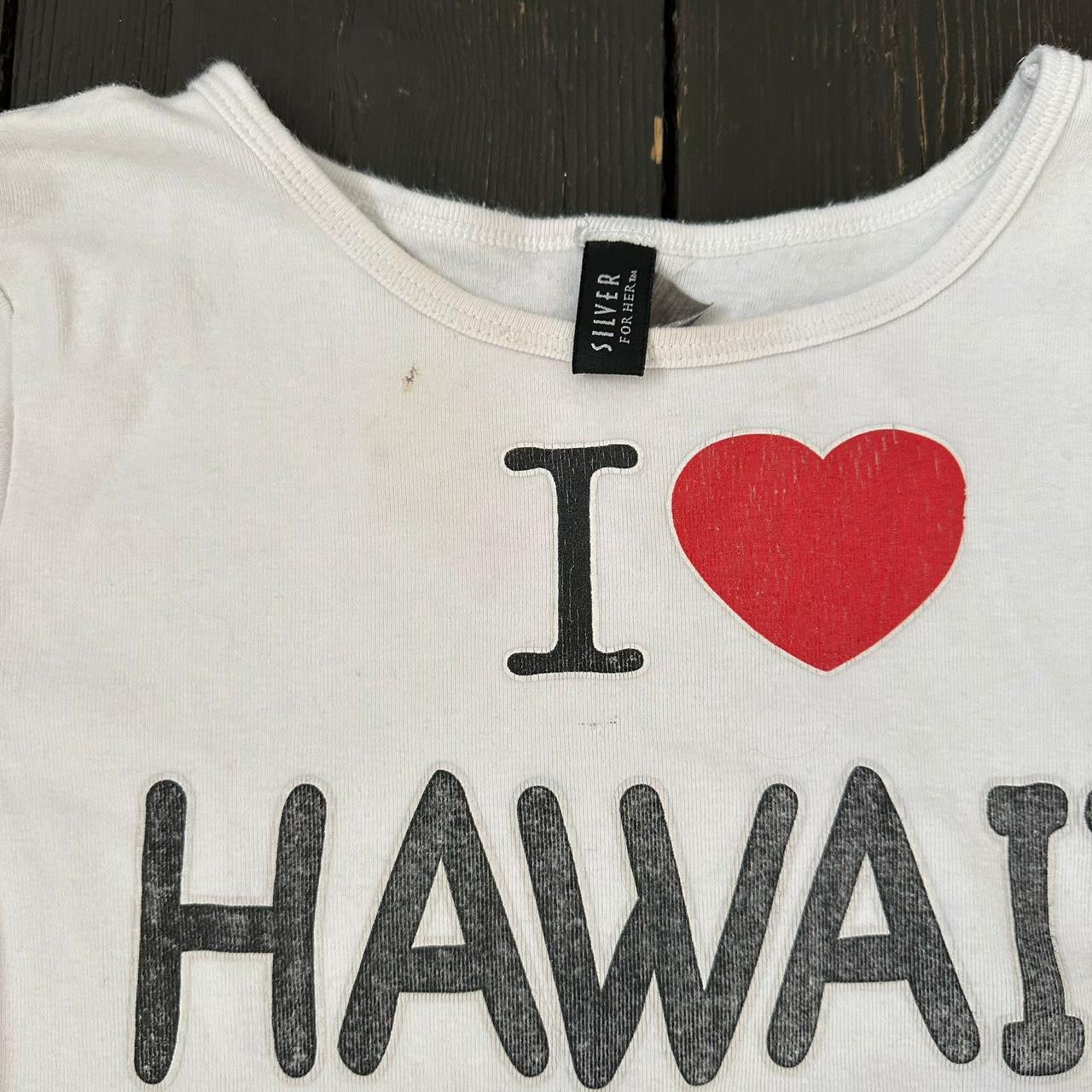 Vintage I 🩷 Hawaii white T-shirt