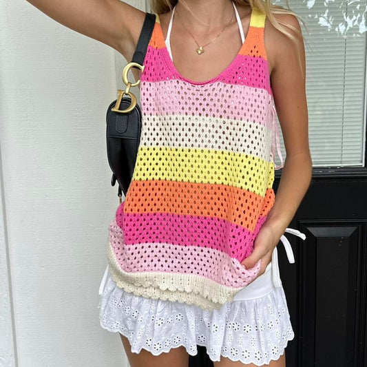 Vintage crochet summer top