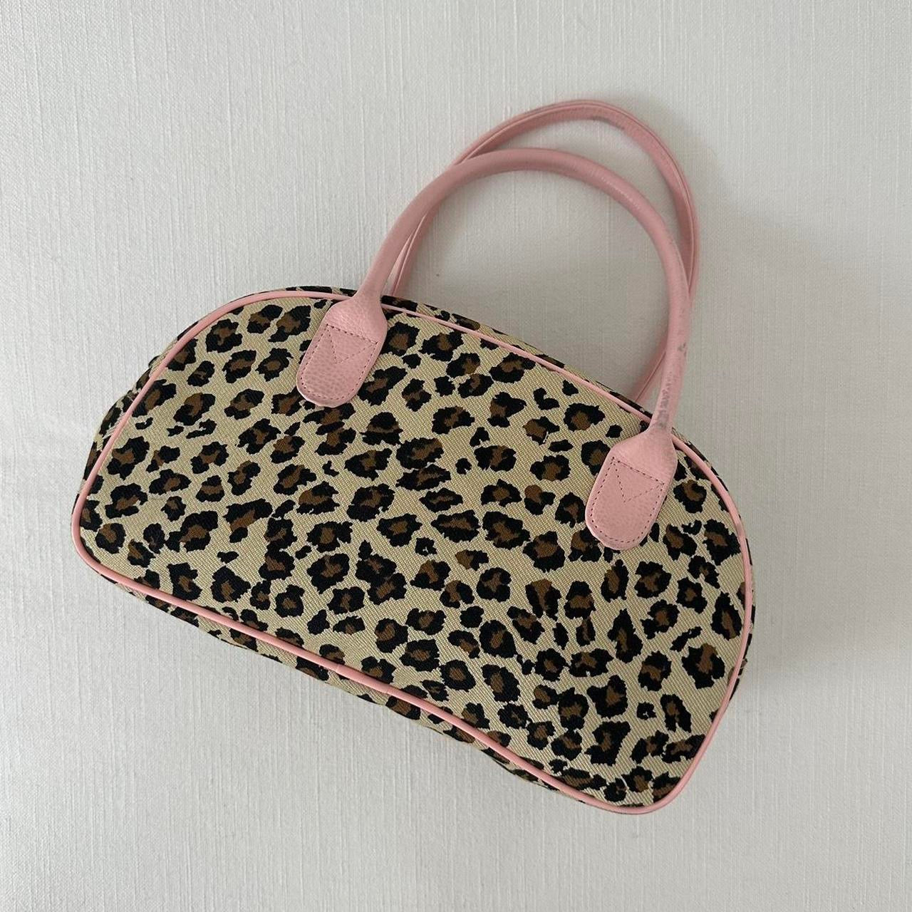 Vintage true 90’s leopard & pink bag