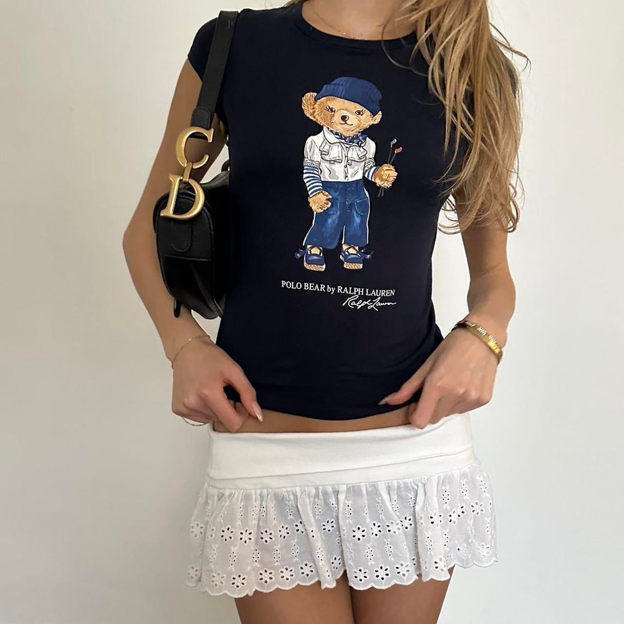 Vintage teddy bear Ralph Lauren baby tee