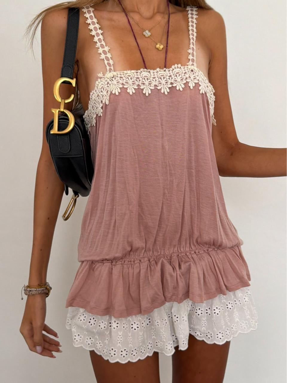 Vintage 00’s lace boho top