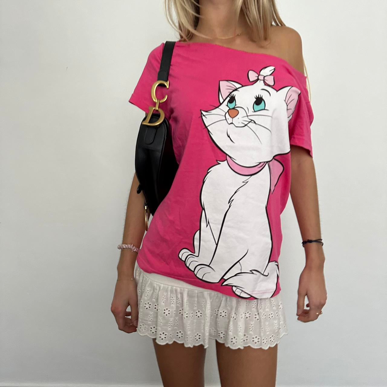 Vintage Aristocats off the shoulder tee