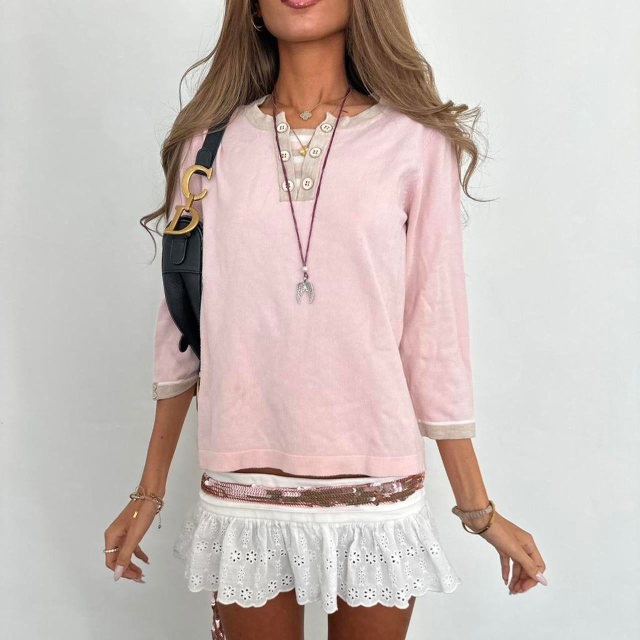 Vintage 00s pink sweater top