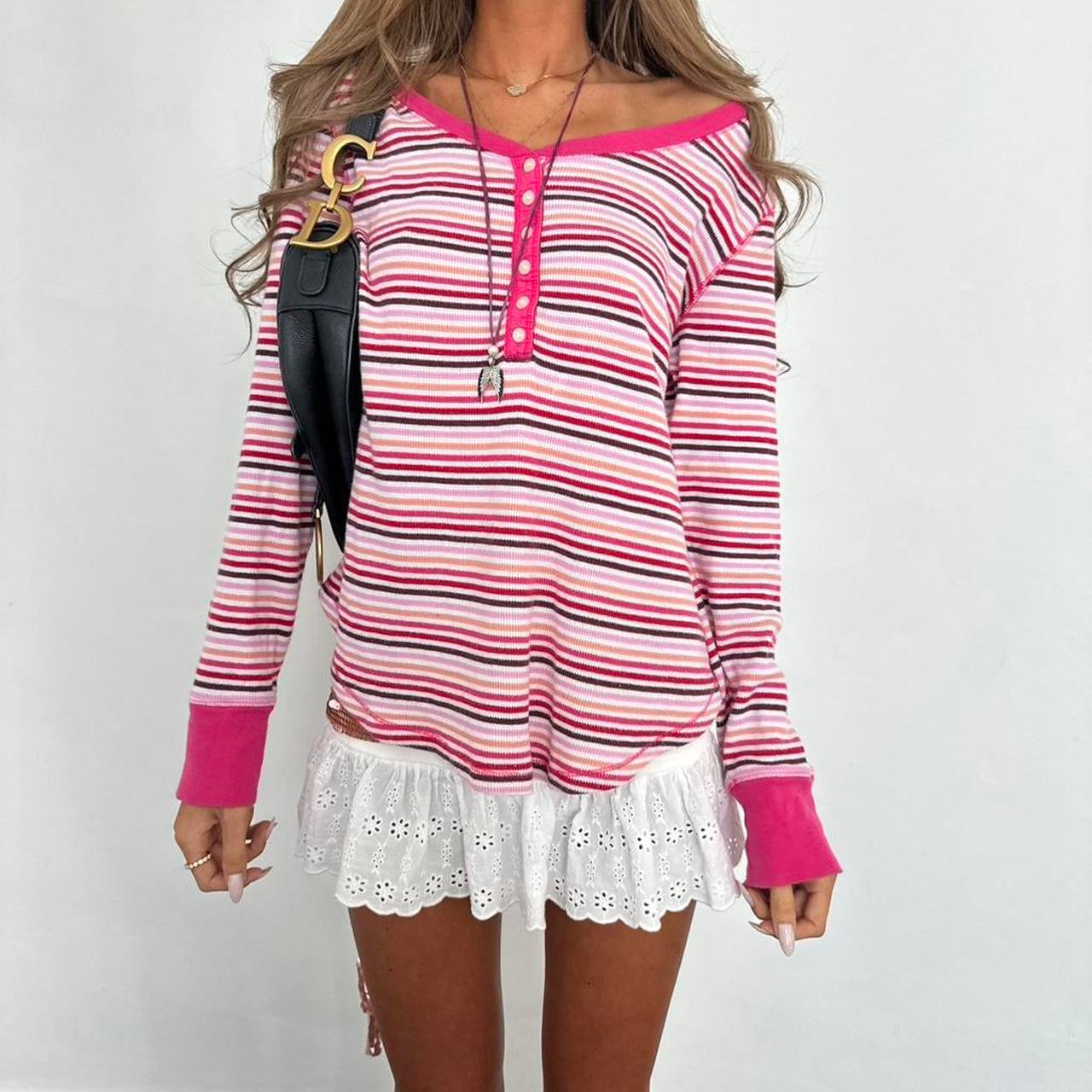 Vintage Victoria’s Secret striped long sleeve top