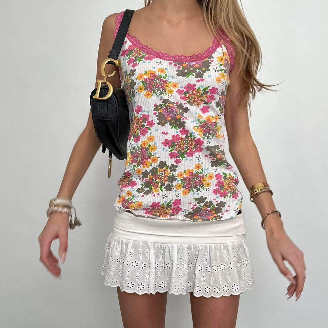 Vintage 2000’s floral tank top