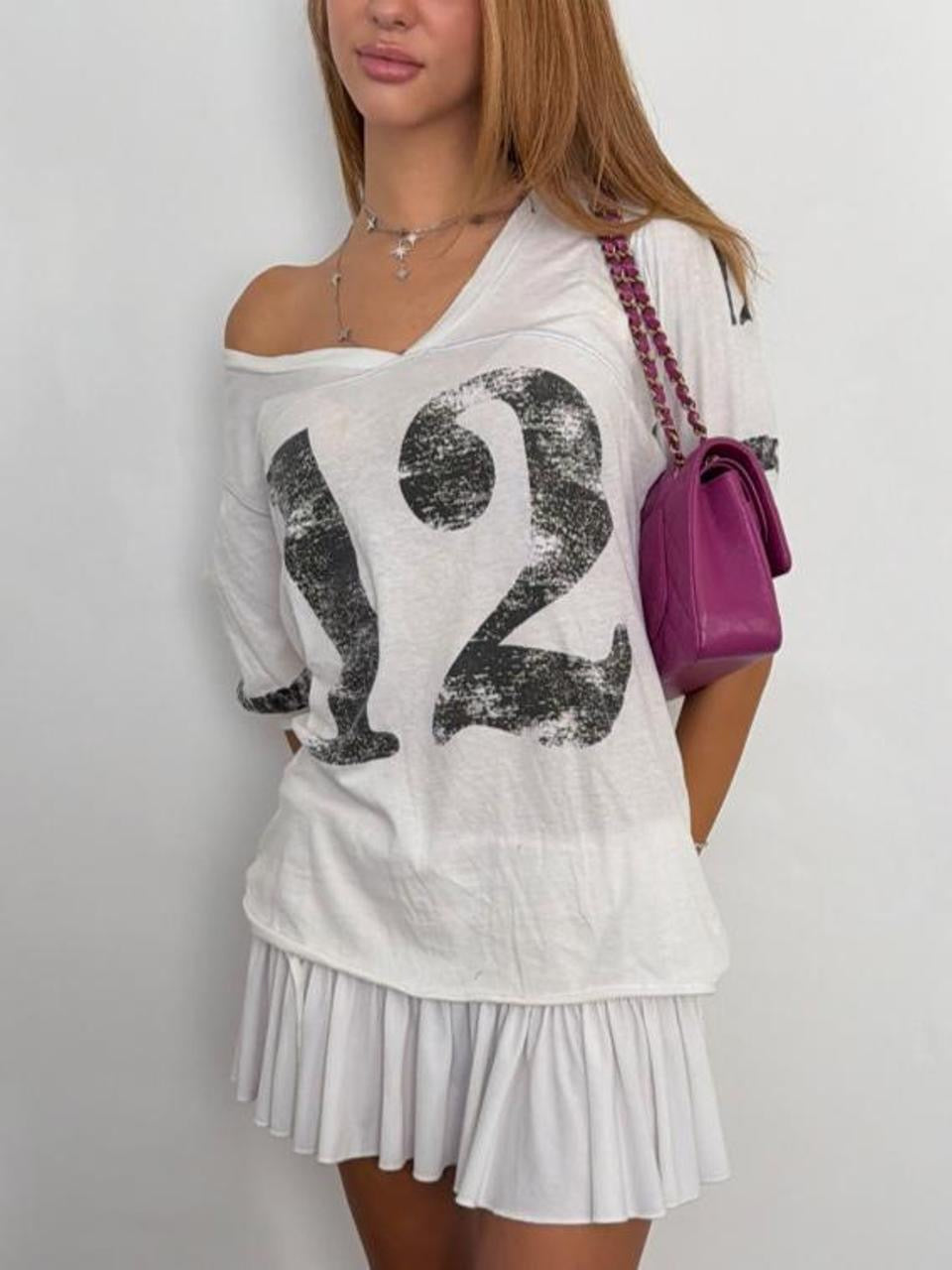 Vintage 00’s soft jersey oversized top