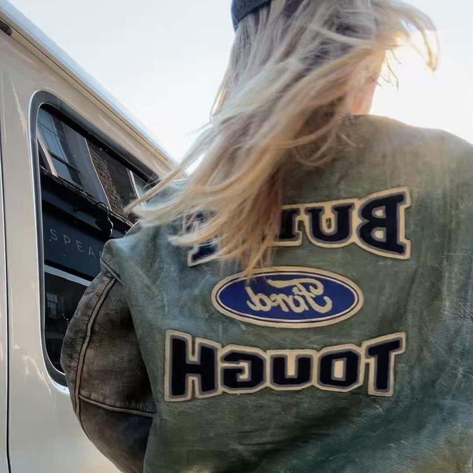 Vintage 90’s Ford rare leather jacket