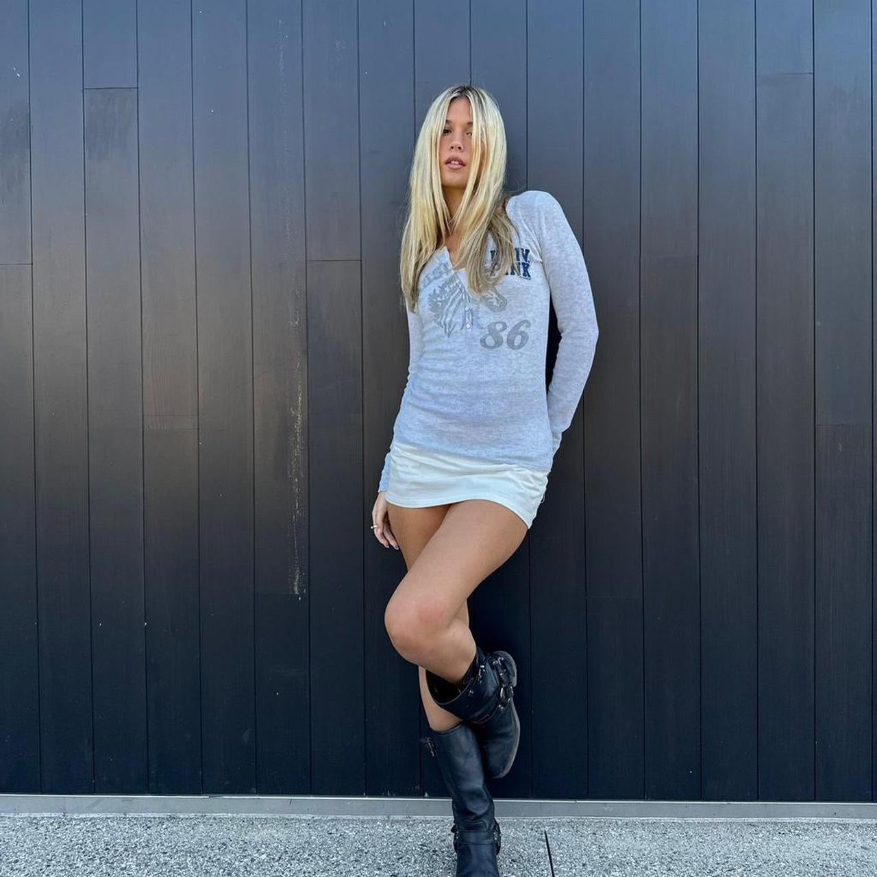 Vintage Victoria’s Secret grey long sleeve top