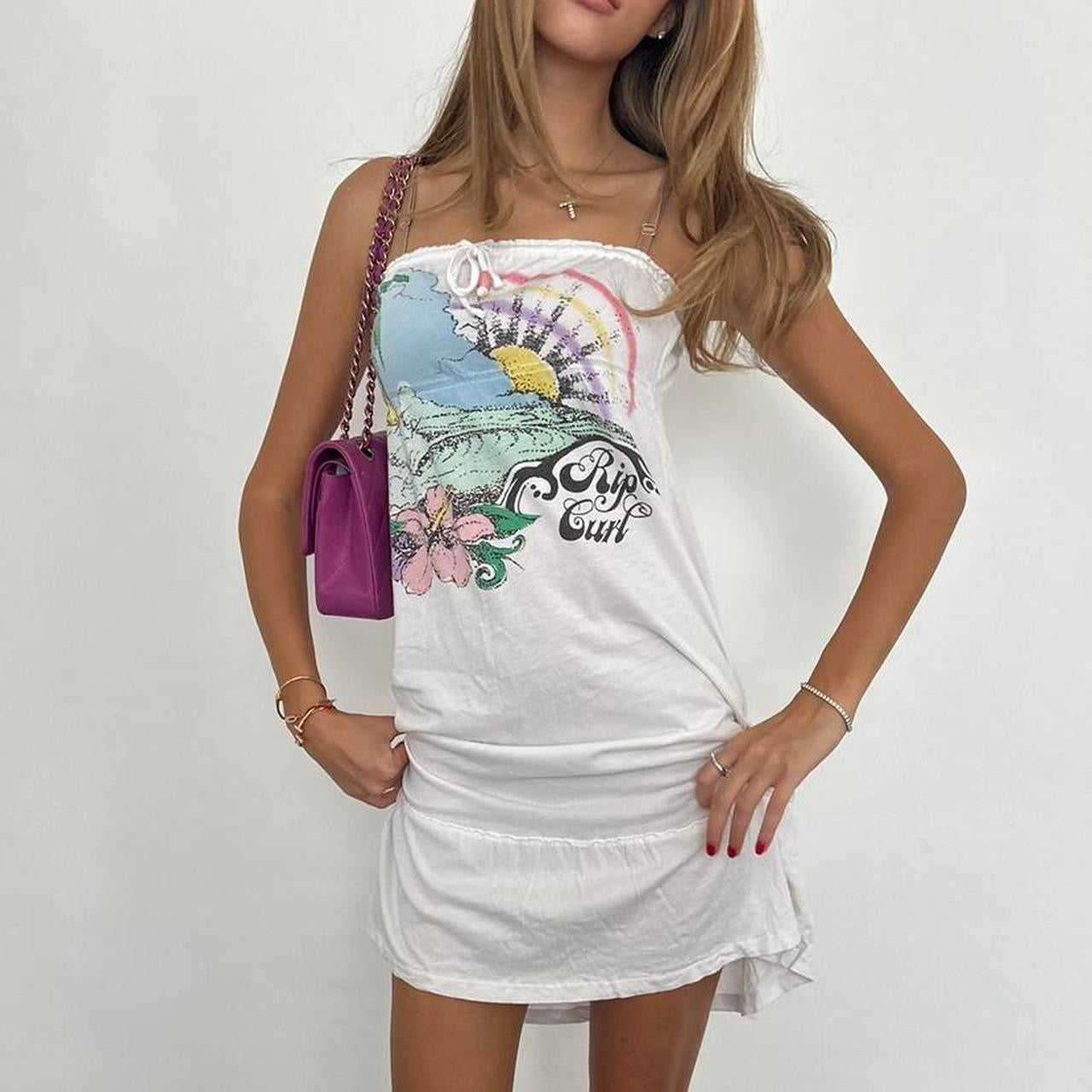 Vintage 00s surf girl dress