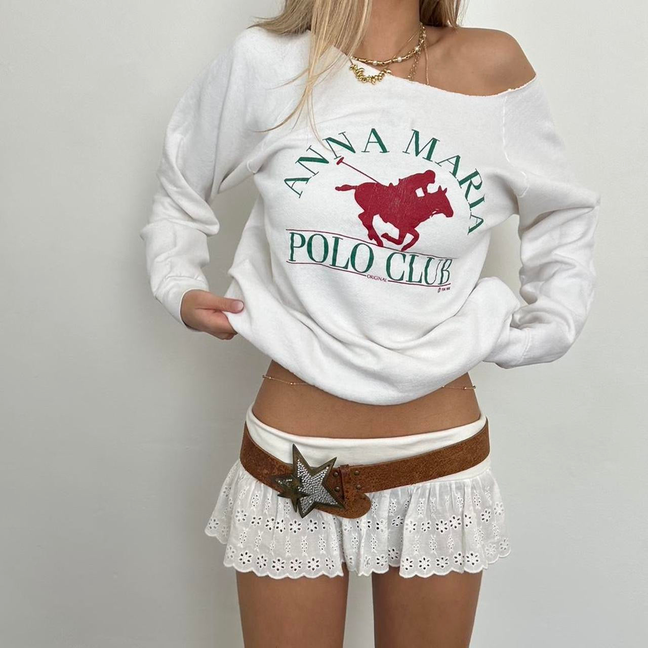 Vintage Polo Club white sweatshirt 🐎🐴❣️