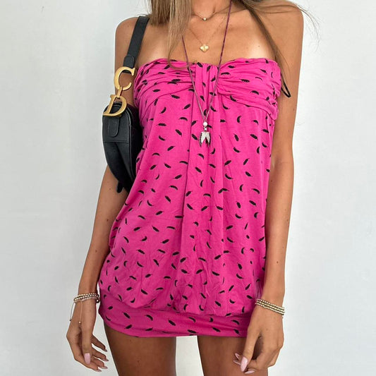 Vintage 2000’s pink strapless dress