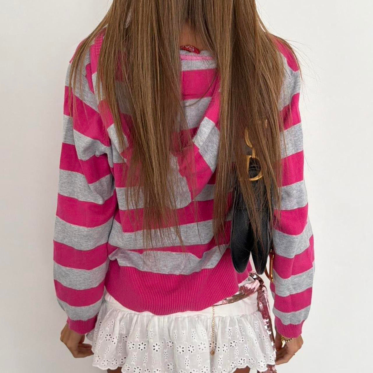 Vintage 2000’s striped hoodie