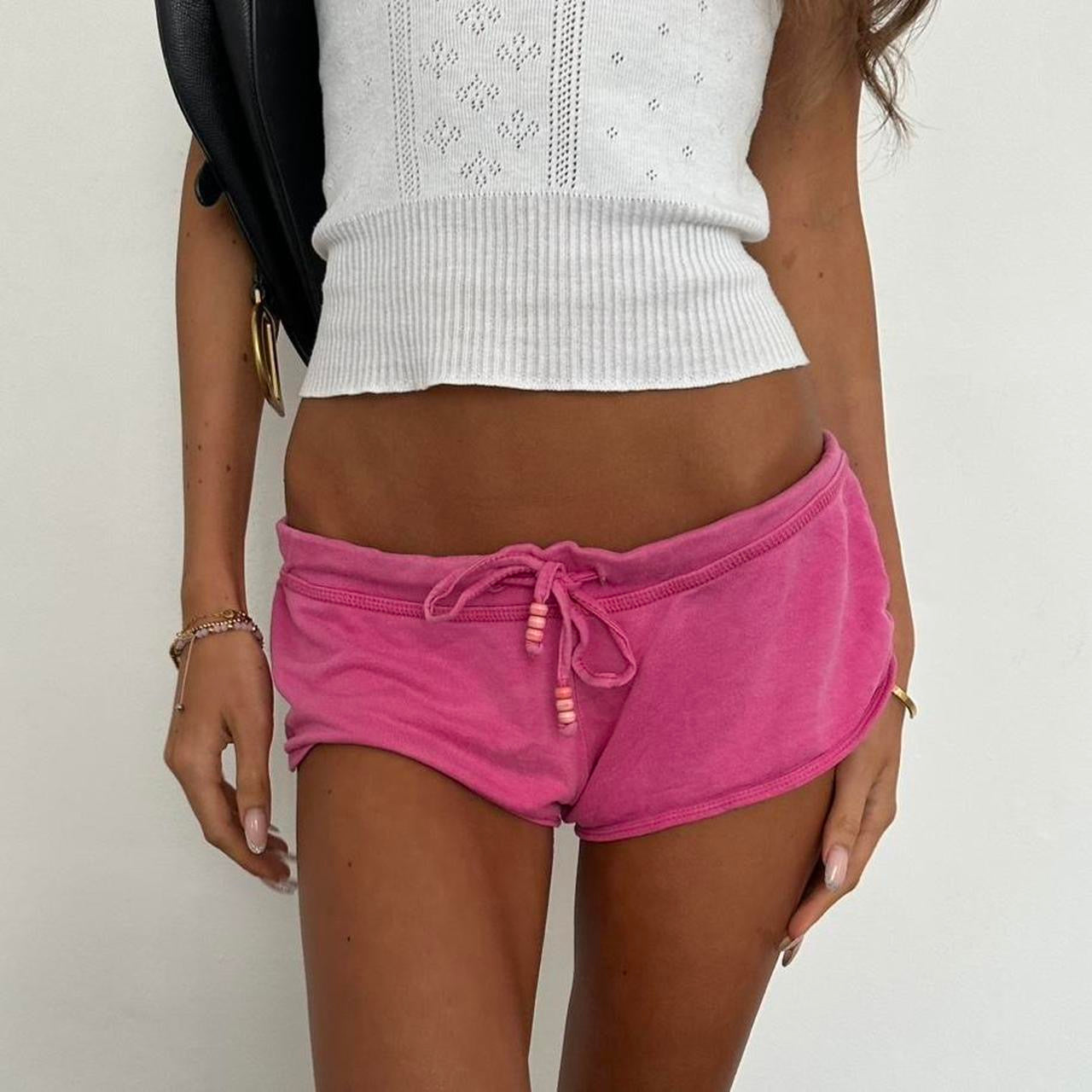 Vintage 00’s pink mini shorts