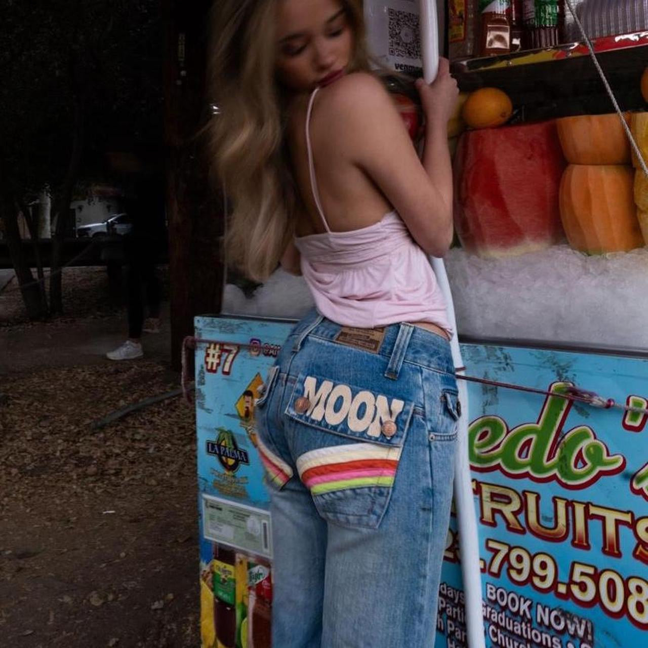 Vintage blue wash rare surf jeans