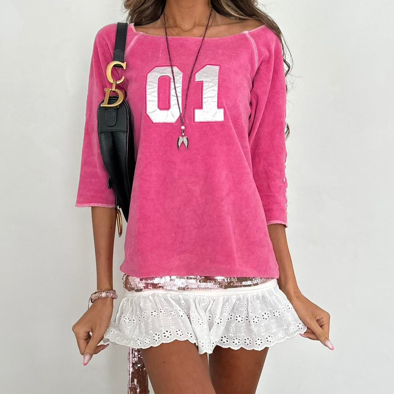 Vintage 00s pink lightweight sweater top