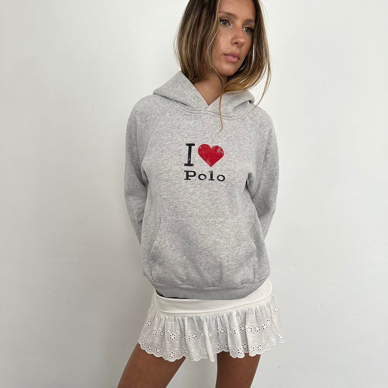 Vintage I love Polo hoodie