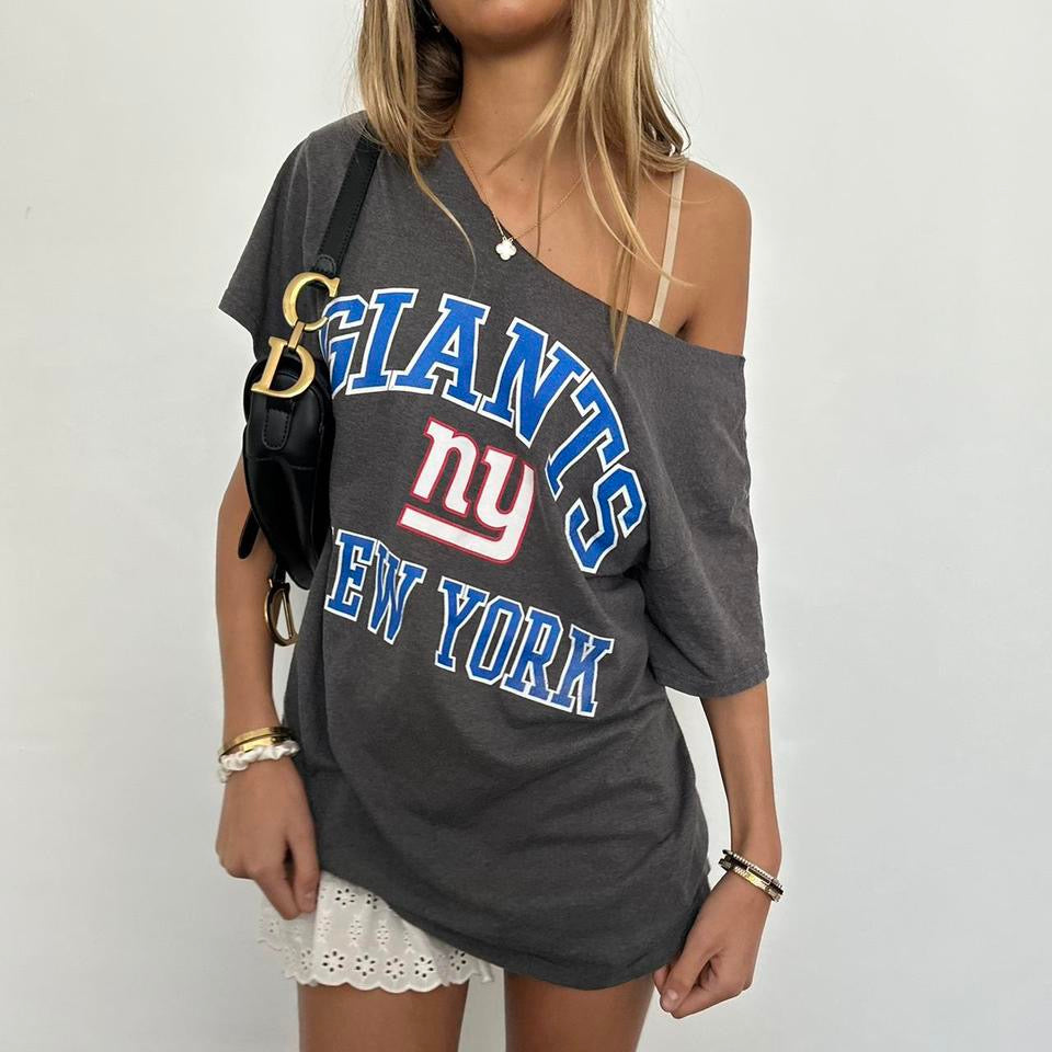 Vintage 90’s Giants New York off the shoulder tee