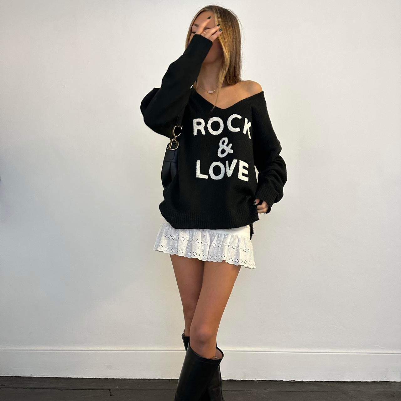 Vintage Rock & Love black sweater