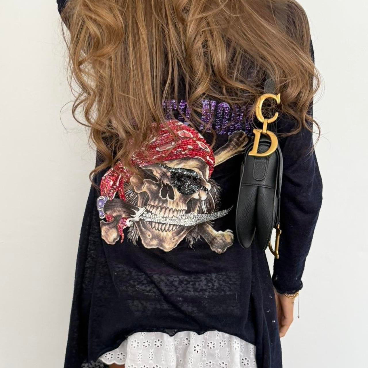 Vintage 90’s pirate layering cardigan top