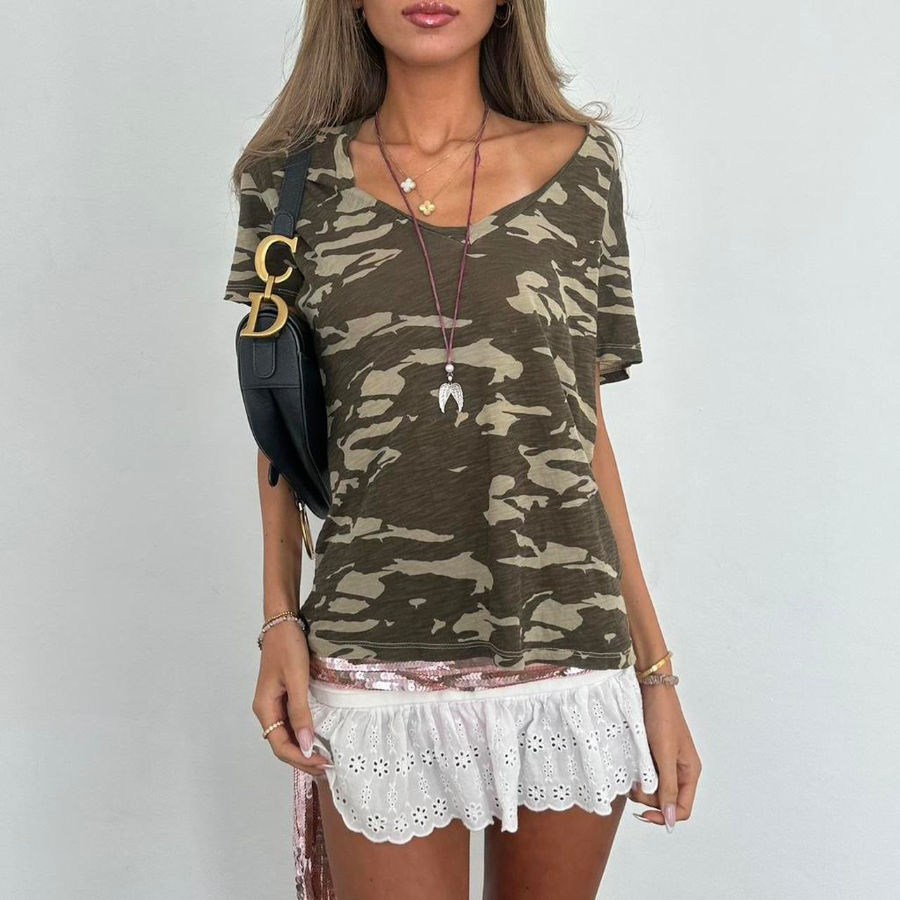 Vintage 00s camouflage soft top