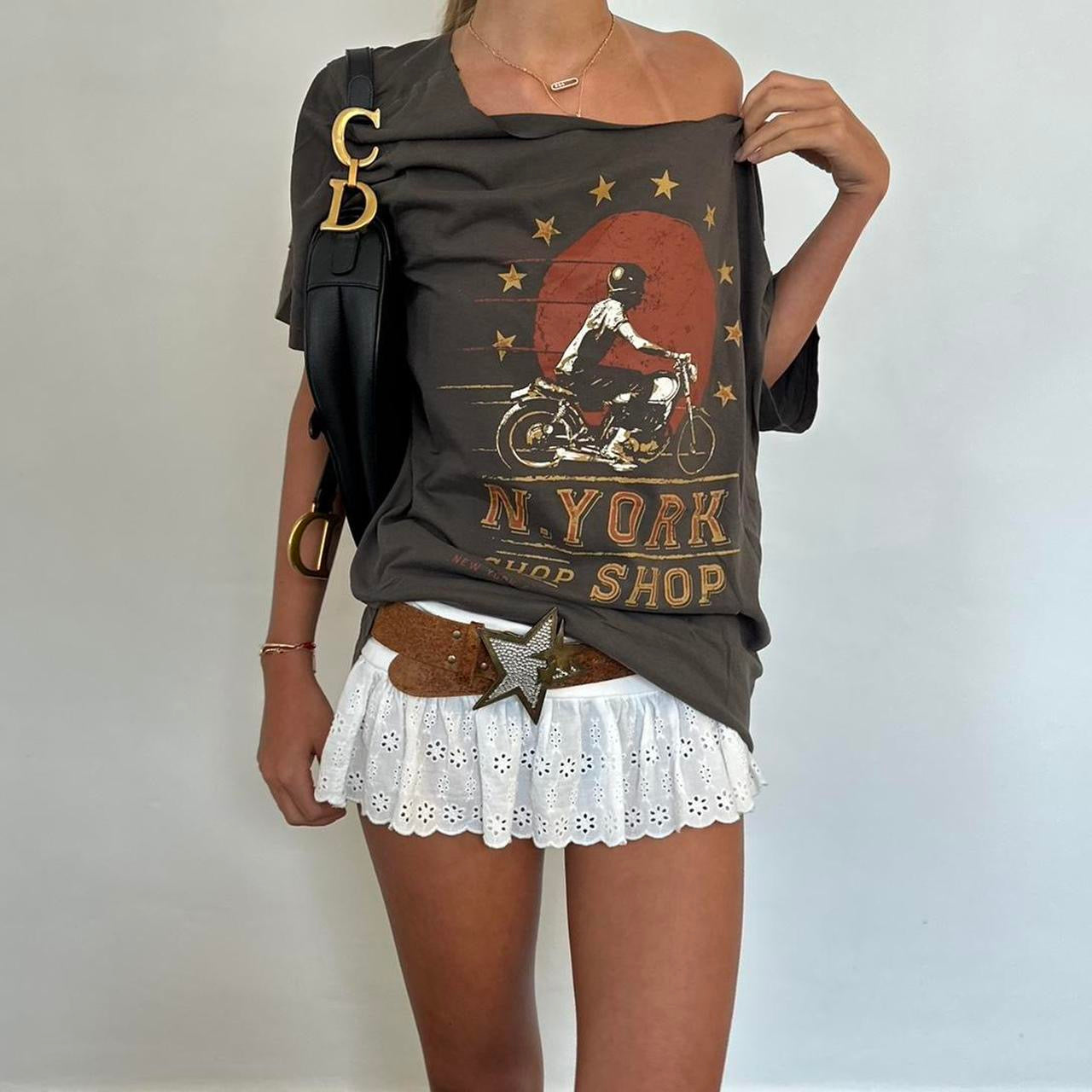 Vintage New York grey top