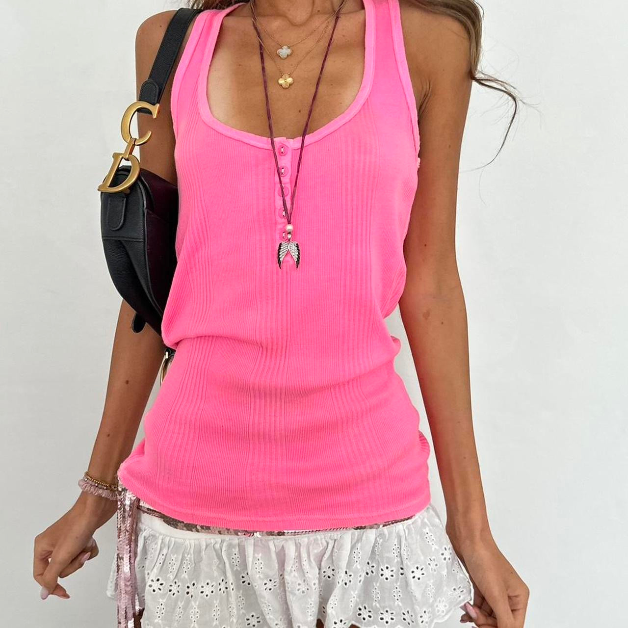 Vintage 00’s pink cami top