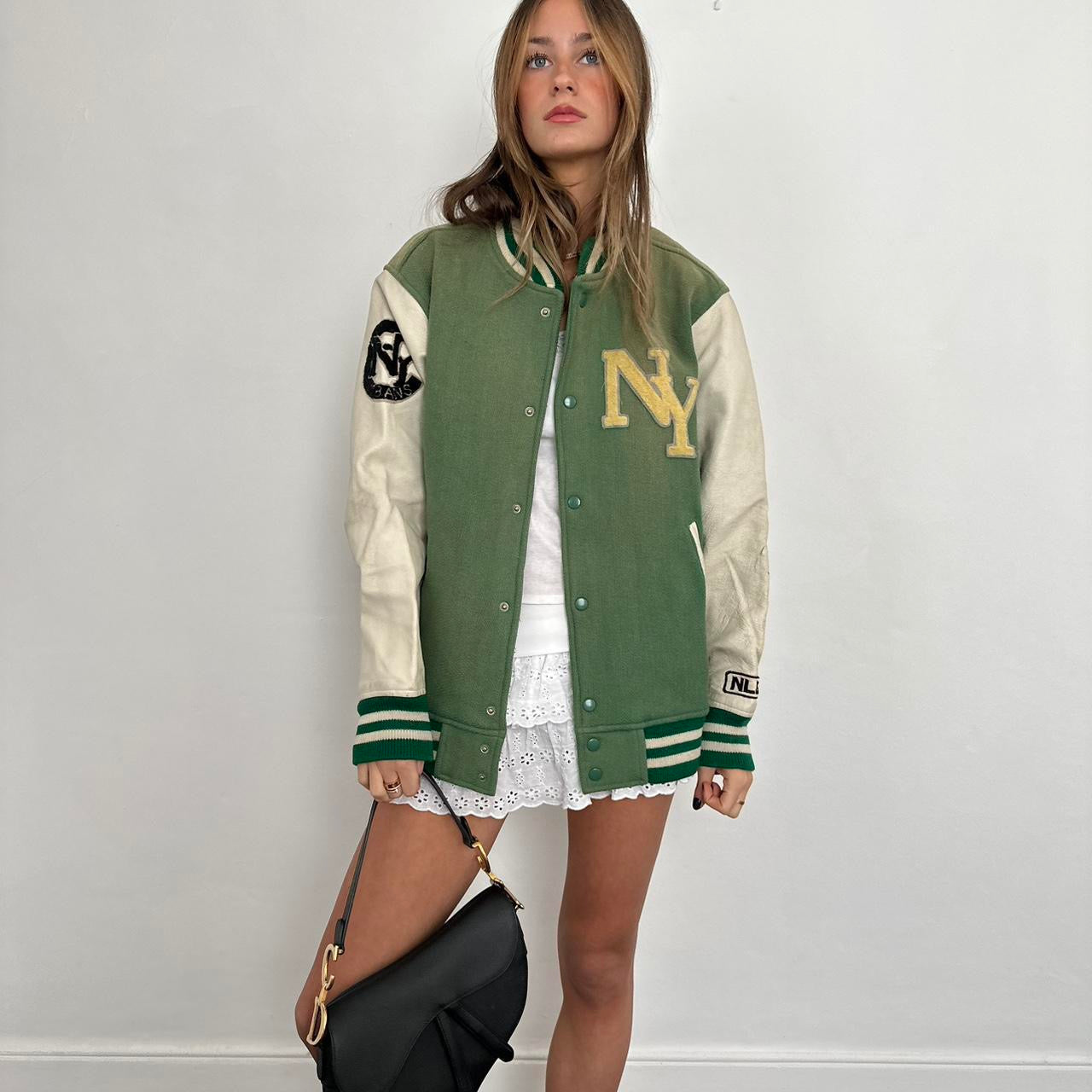 Vintage 80s green New York jacket