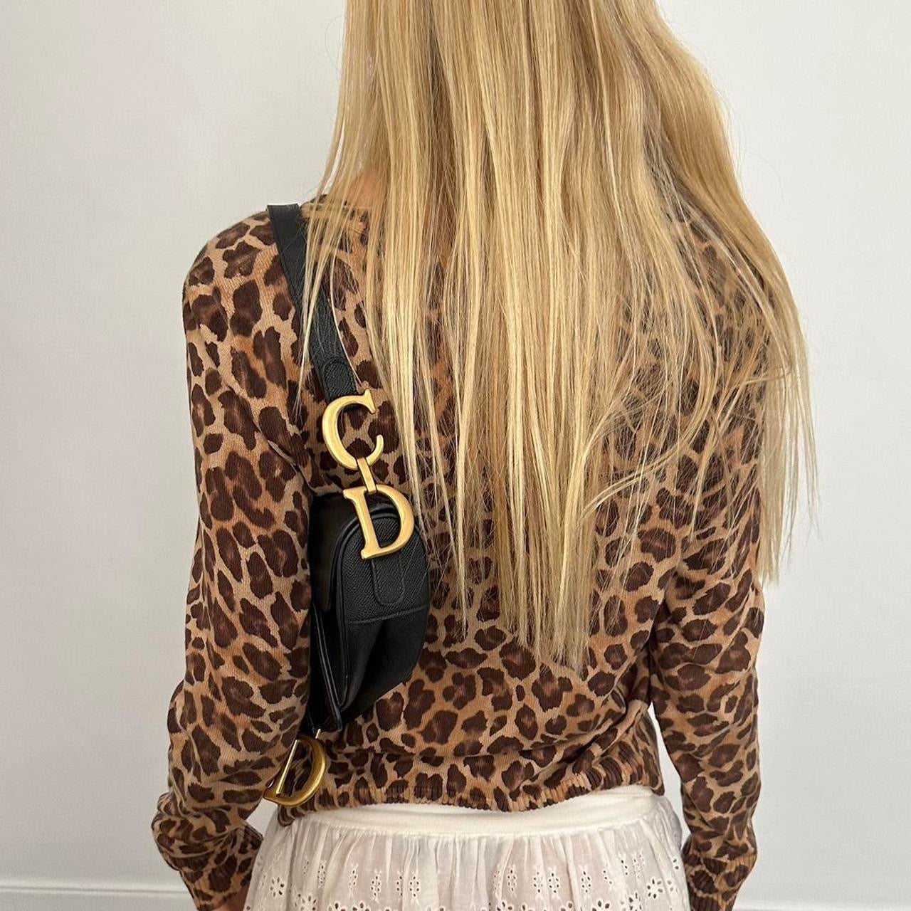 Vintage leopard cardigan