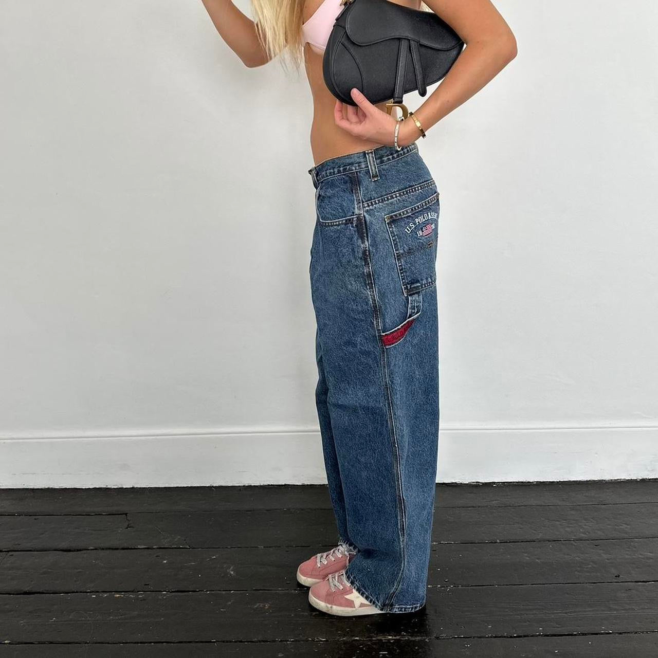Vintage 2000s blue carpenter jeans